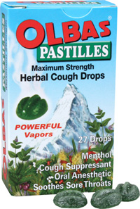 Olbas Pastilles cough supressant lozenges